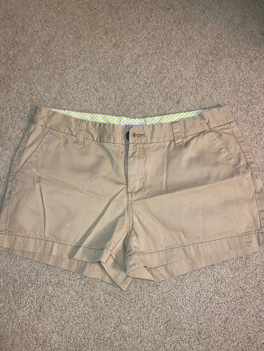 Merona Tan Women's Chino Bermuda Shorts
